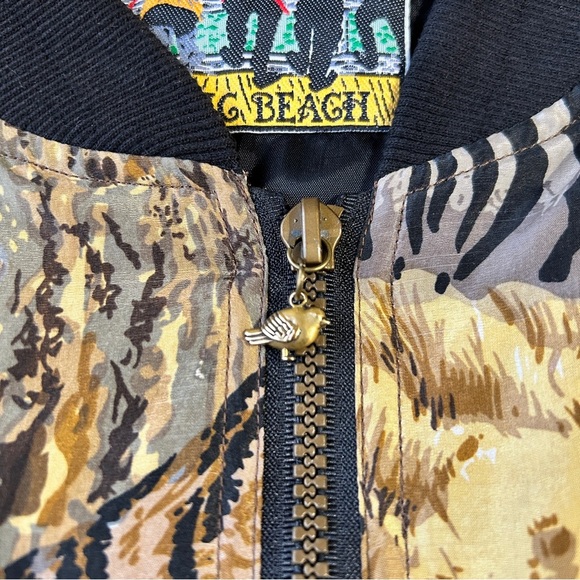 Atlantic Beach Silk Bomber‎ Jacket - Picture 4 of 6